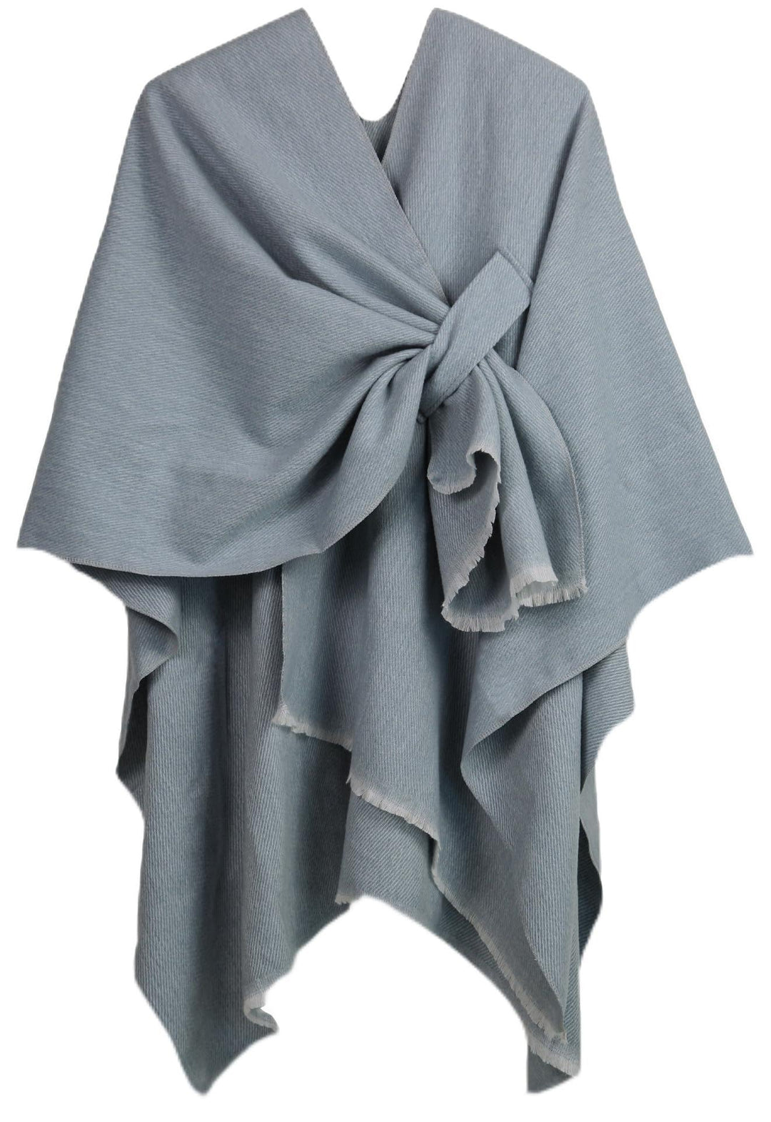 Shmily Girl Poncho Damen Strick Reversibel Cape Decke Elegant Warme Schultertuch Gestrickter Schal M