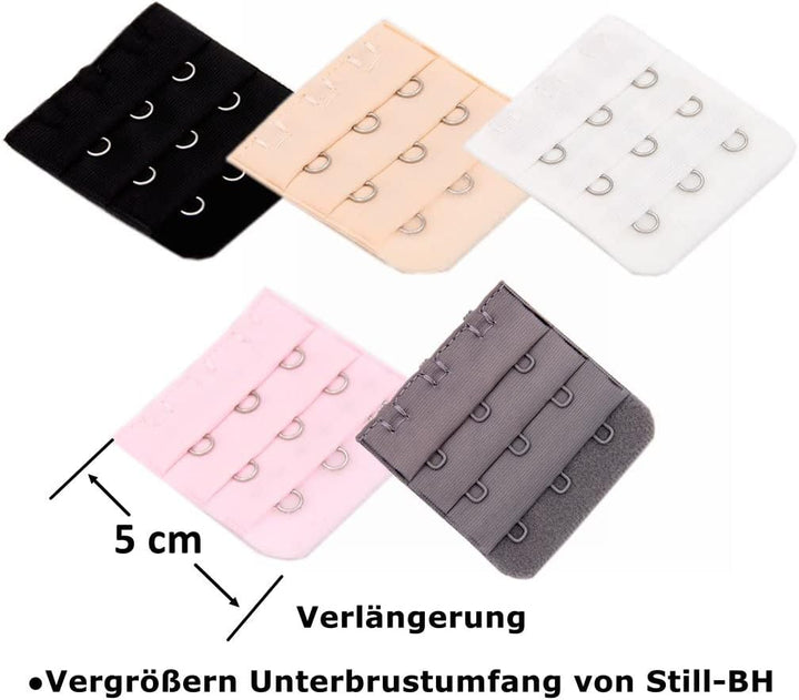 Srizgo Still BH Damen 2er / 5er Pack Schwangerschaft Still-BHS zusätzlichen BH-Verlängerungen Ohne B