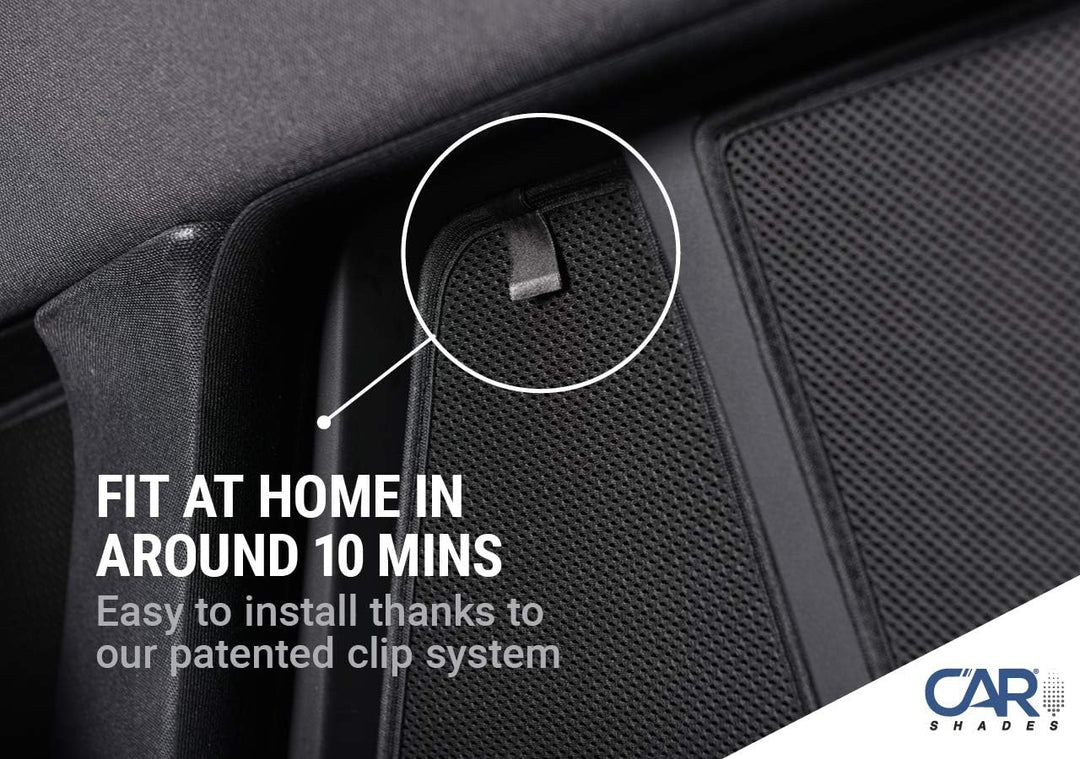 Satz Car Shades (Hintertüren) kompatibel mit Audi A6 4G Avant 2011-2018 (2-teilig)