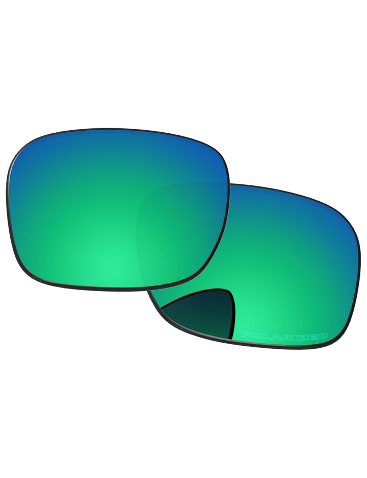 PapaViva gläser für for Oakley Double Edge OO9380, Blaugrün Polarisiert Grün