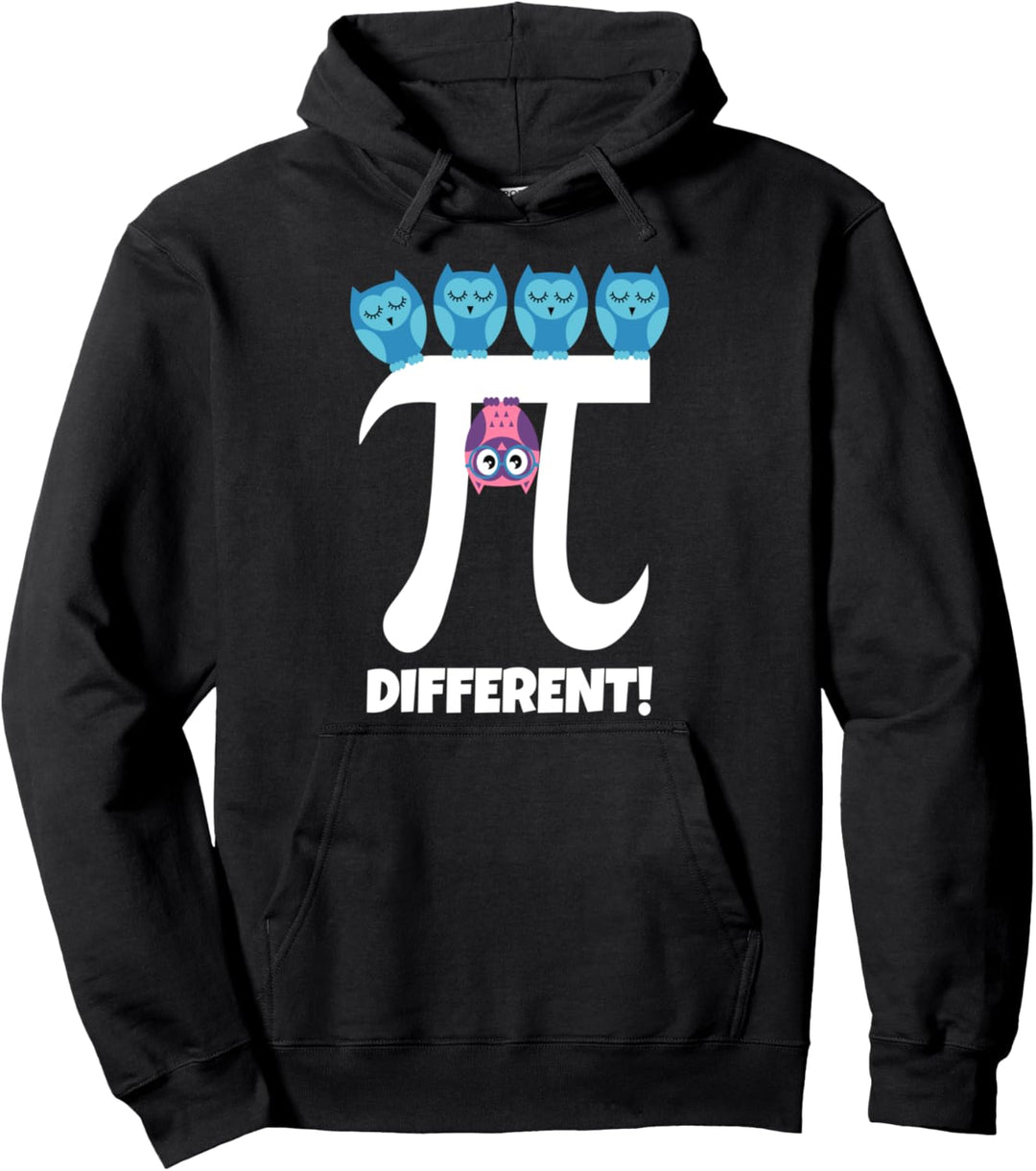 Pi Different Mathe Lehrer Mathelehrerin Eulen Pullover Hoodie