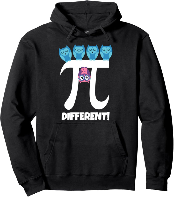 Pi Different Mathe Lehrer Mathelehrerin Eulen Pullover Hoodie