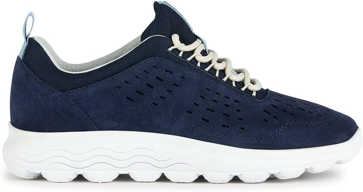 Geox Mädchen D Spherica Sneaker 40 EU Navy, 40 EU Navy