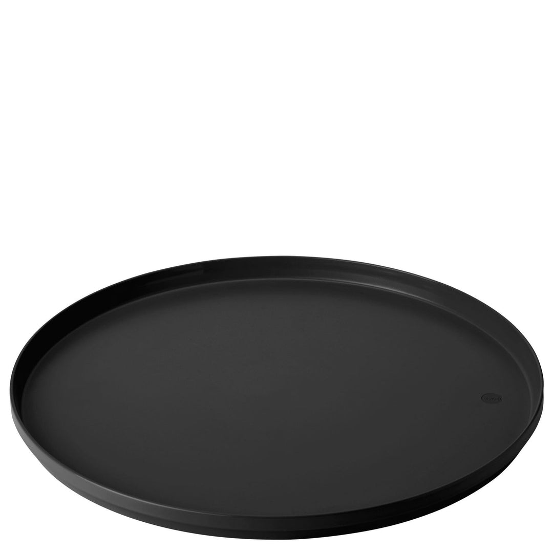EM Serving Tray Ø 40 cm Black Schwarz, Schwarz