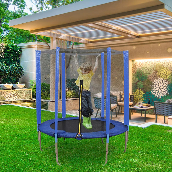 Fitness Trampolin, Trampolin für Kinder Erwachsene Faltbares Rebounder-Trampolin,Gartentrampoline, M