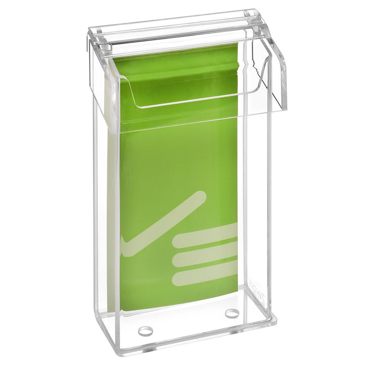 Zeigis DIN Lang Prospektbox / Prospekthalter / Flyerhalter im Hochformat, wetterfest, für Aussen, mi
