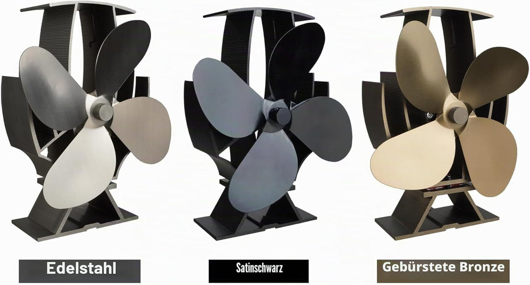 Forest Master – SuperFast halbbeheizter Ofenventilator – wärmebetriebener, effizienter Kaminventilat