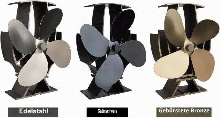 Forest Master – SuperFast halbbeheizter Ofenventilator – wärmebetriebener, effizienter Kaminventilat