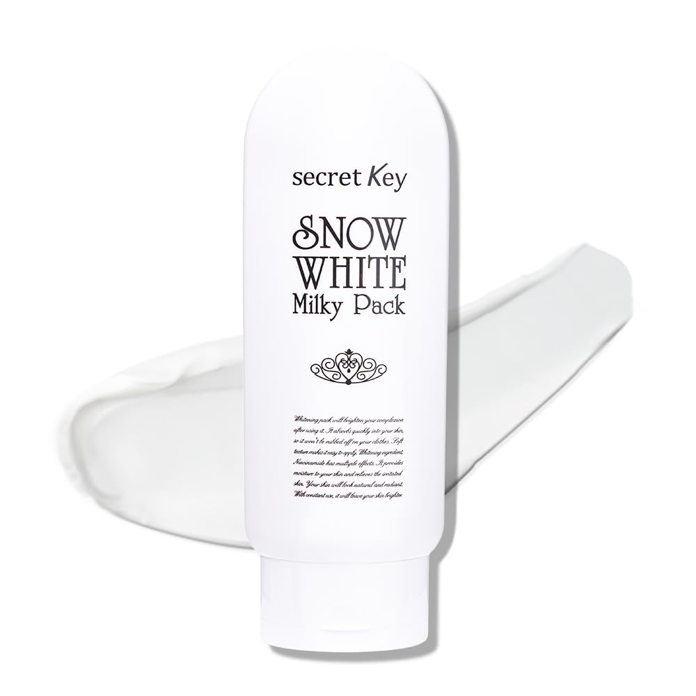 Secret Key Snow White Whitening Milky Pack Maske für Gesicht und Körper, 200 g