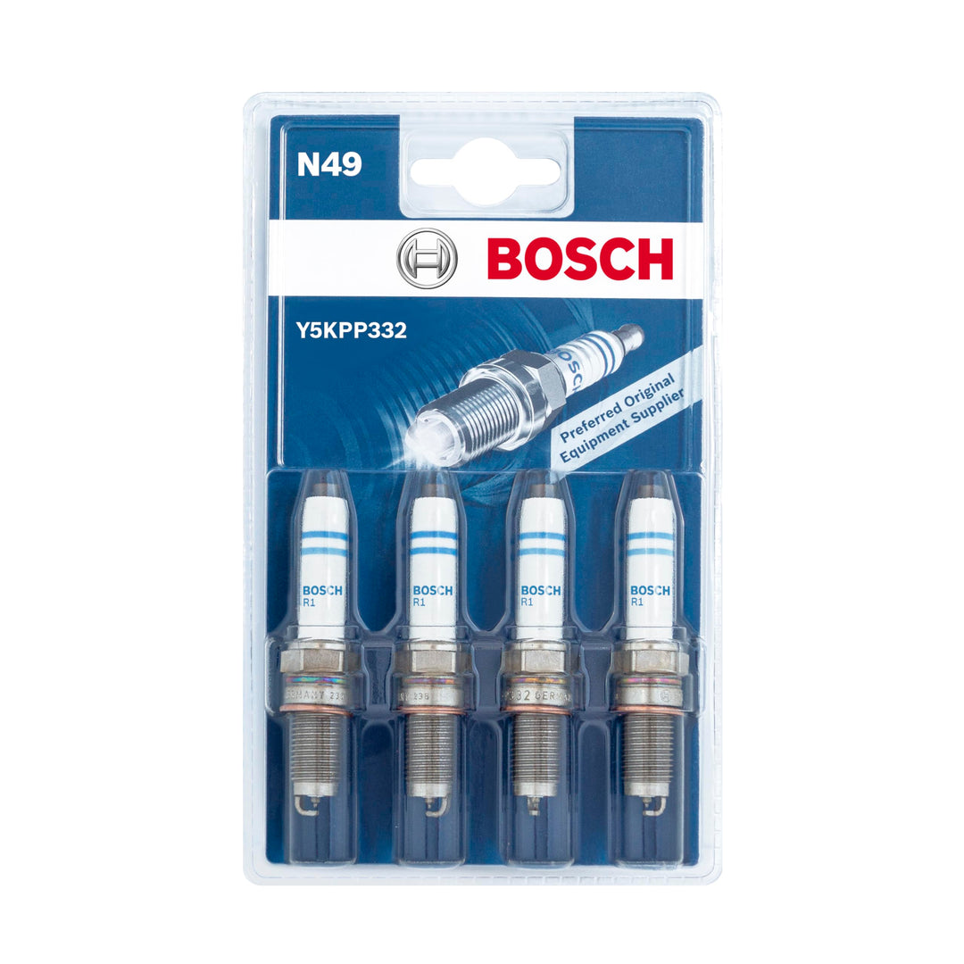 Bosch Y5KPP332 (N49) - Zündkerzen Double Platinum - 4er Set Blister – 4er Set Single, Blister – 4er