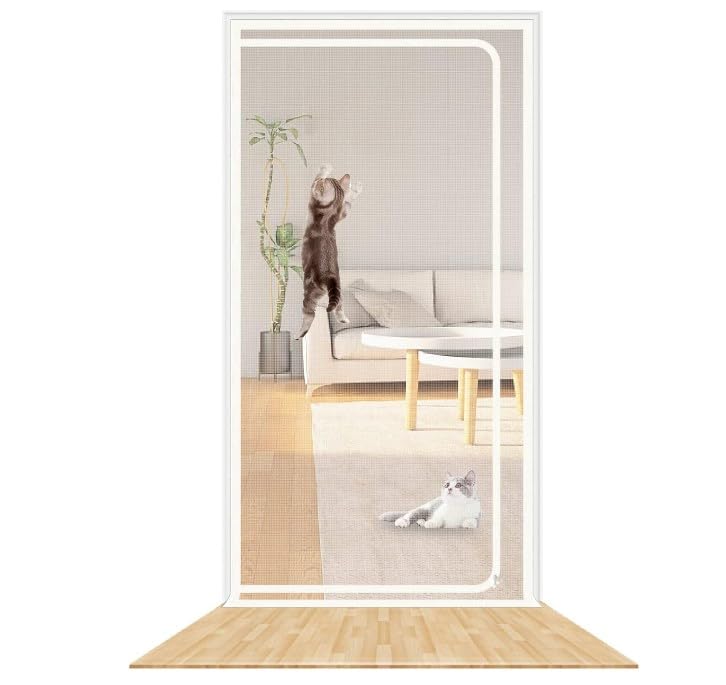 katzengitter balkontür, Verdickte Katzenschutzgitter für Wohnzimmer, Schlafzimmer, Küche, Terrasse,