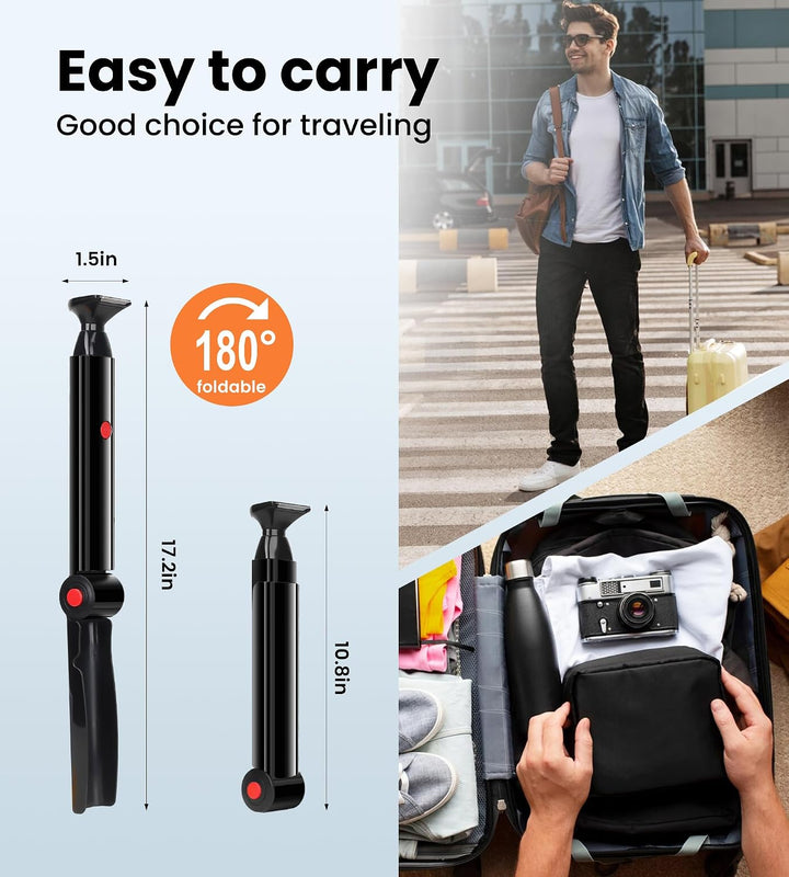 NUBACK Elektrischer Rückenrasierer, Body Trimmer Herren mit Langer Griff Schwarz, Schwarz