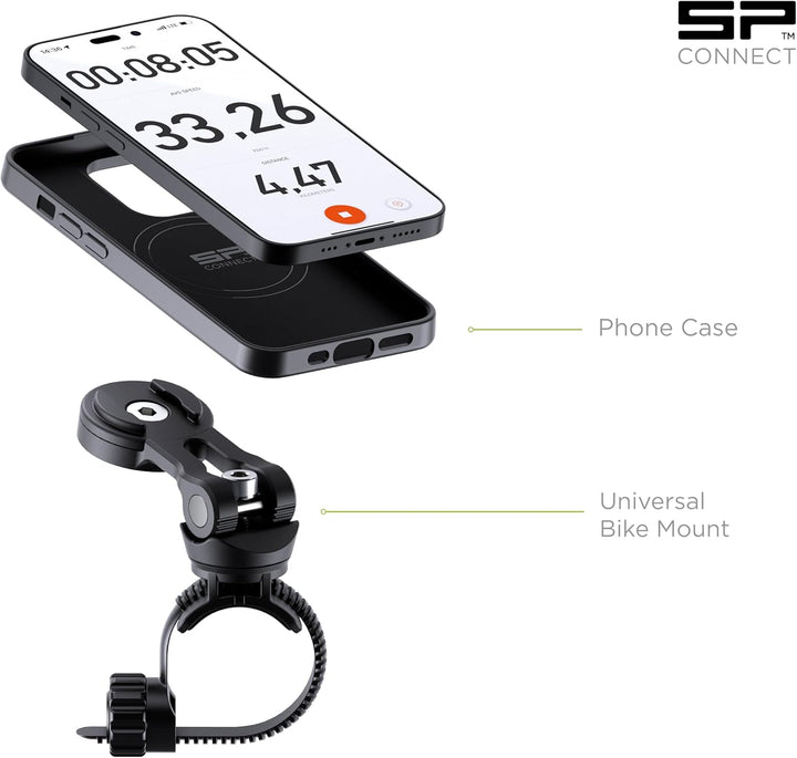 SP CONNECT Fahrrad-Handyhalterung | SPC+ | Handyhalter für Fahrradlenker | Fahrradhandyhalterungen f
