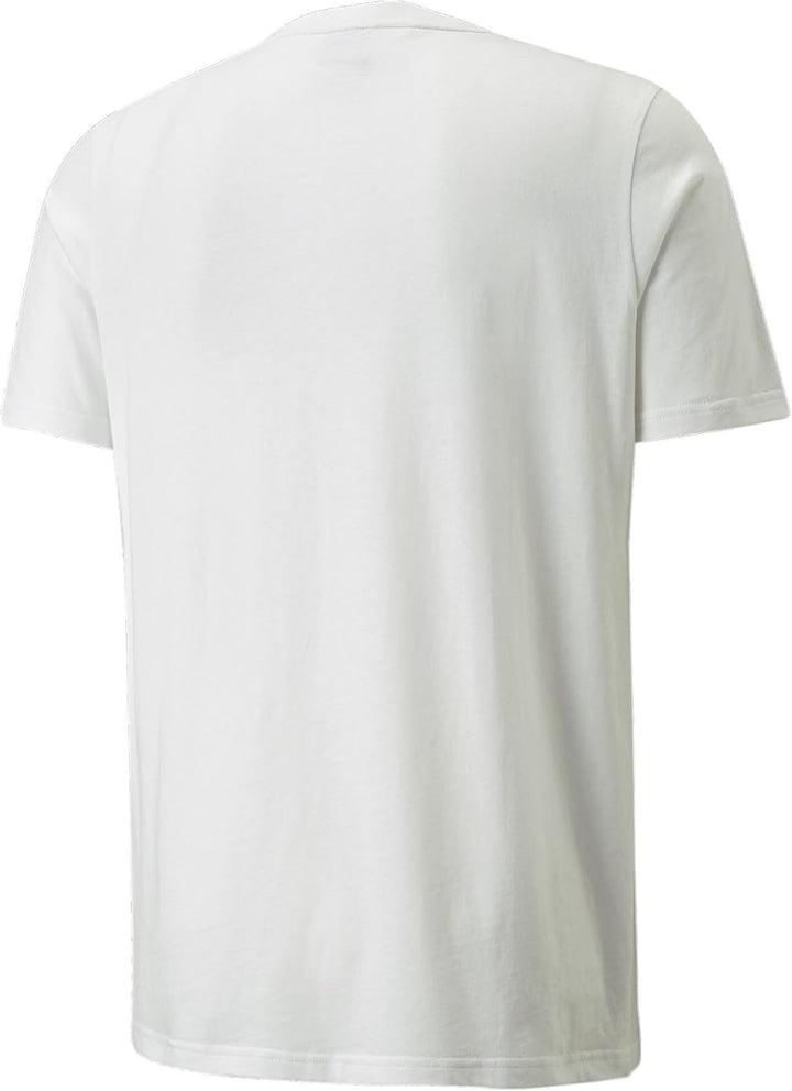 PUMA Unisex ESS+ Tape Tee t-Shirt XL Puma Weiss, XL Puma Weiss