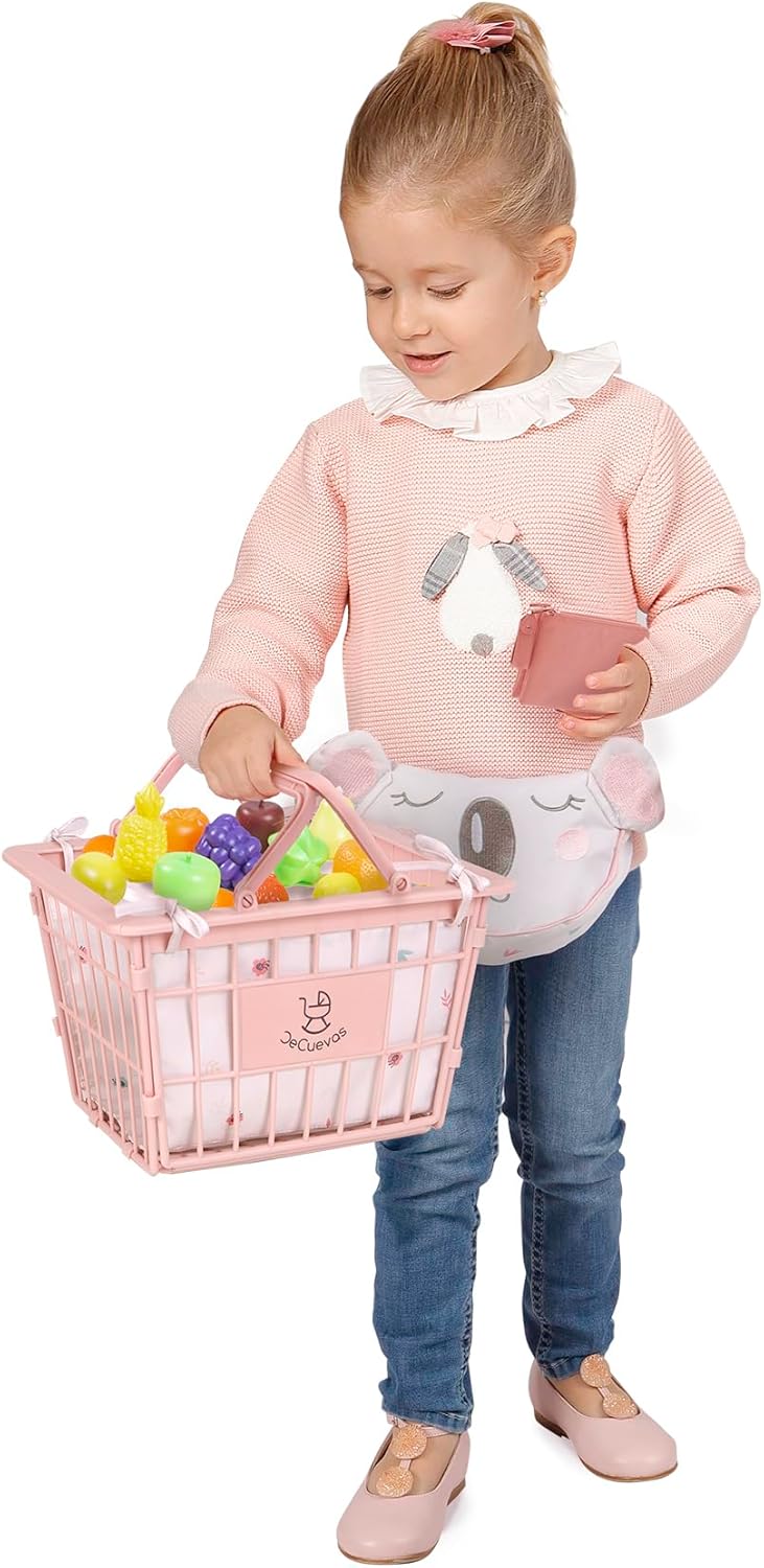 DE CUEVAS TOYS Koala-Supermarktwagen mit Zubehör und Babytrage DeCuevas 52179