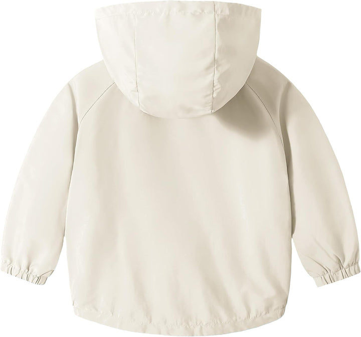 Volunboy Baby Kapuzen Jackets, Jungen Langarm Winddicht Mantel Cartoon Aufdruck Jacken 3-4 Jahre Apr