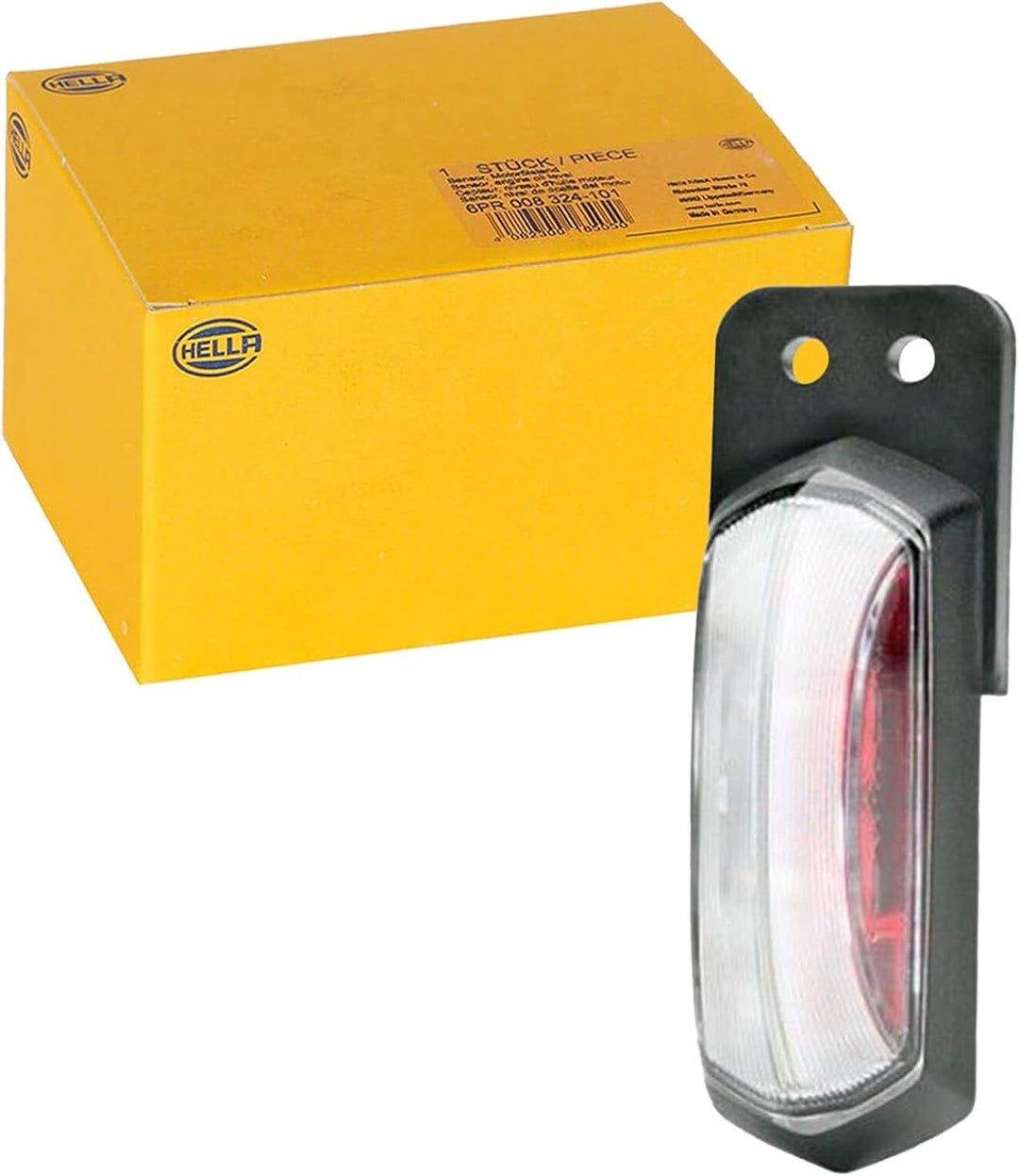 HELLA - Umrissleuchte - LED - 24V - LED-Lichtfarbe: rot/weiss - seitlicher Anbau - 2XS 205 020-131 o