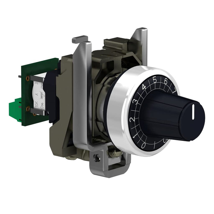 Schneider Electric | XB4BD912R10K - Potentiometer Metall Komplettgerät mit integr. Widerstand 10KOhm