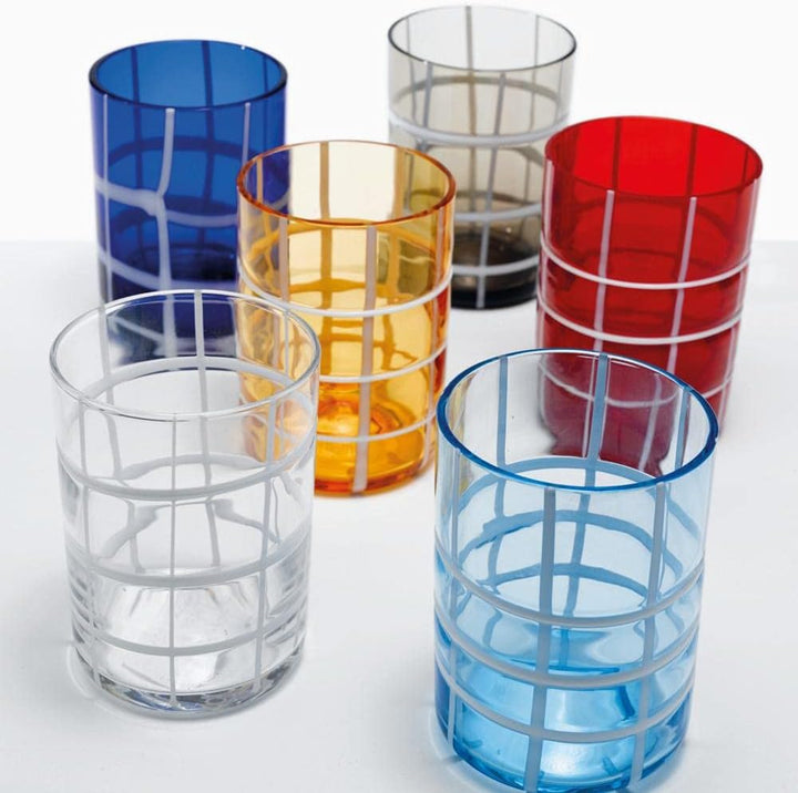 Zafferano Twiddle Tumbler Set 6 Wassergläser