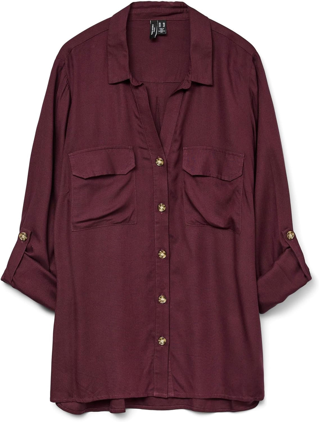 Vero Moda Female Hemd VMCBUMPY Hemd 44 Grosse Grössen Snow White, 44 Große Größen Sno