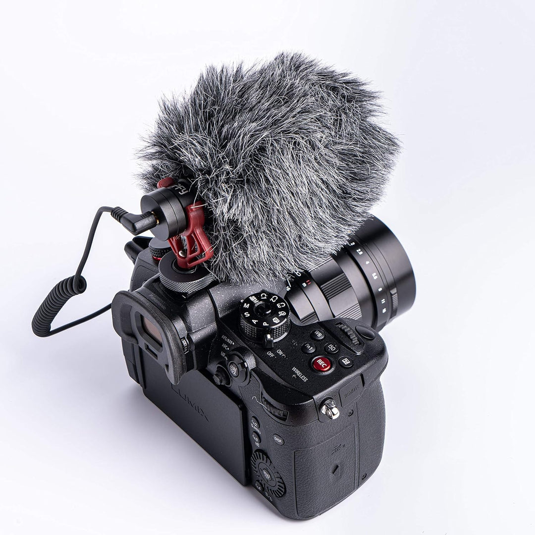 PFY Voice - Professionelles Ultra kompaktes Mikrofon | Camera-Mount Shotgun Microphone | On Camera M
