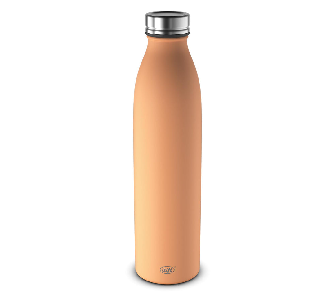 alfi PURE BOTTLE Isolierflasche 0,75 l, 24 h kalt, sunset peach mat | 12 h heiss, Kohlensäurefest, a