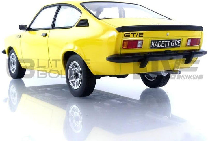 Norev 183655 - Opel Kadett GT/E - 1977 - gelb (ATS Felgen). L.E. 1:18