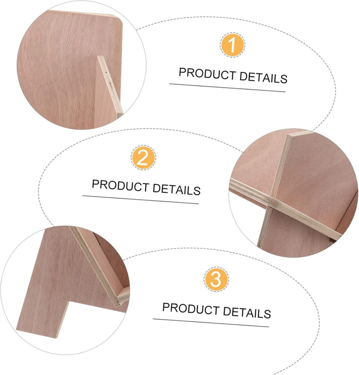 Alipis 1stk Bücherregal Zur Aufbewahrung Buchhalter Aus Holz Aktenhalter Für Schreibtisch Zusammenkl