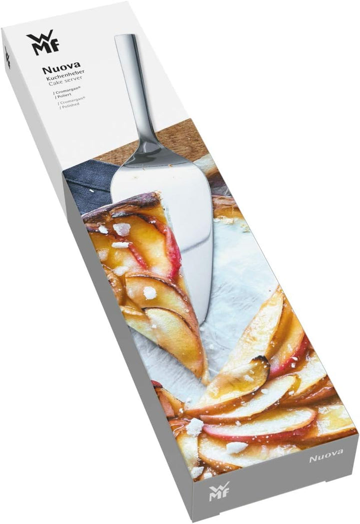 WMF Nuova Salatbesteck Edelstahl 25 cm, klein, Salatgabel und Servierlöffel, Cromargan Edelstahl pol