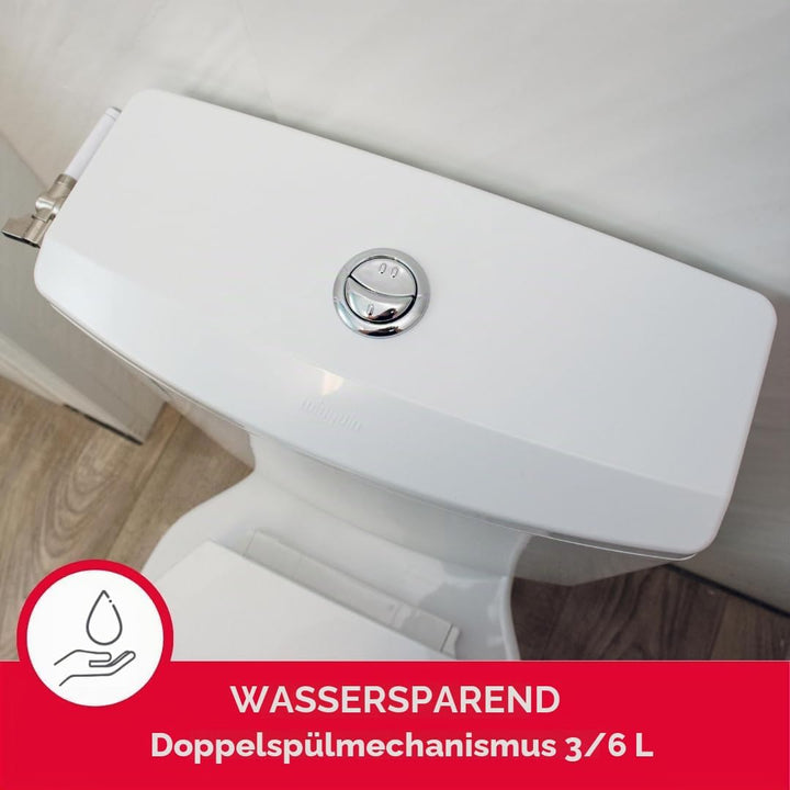 Wirquin Reviso 50717359 Spülkasten, wassersparend, niedrig hängend
