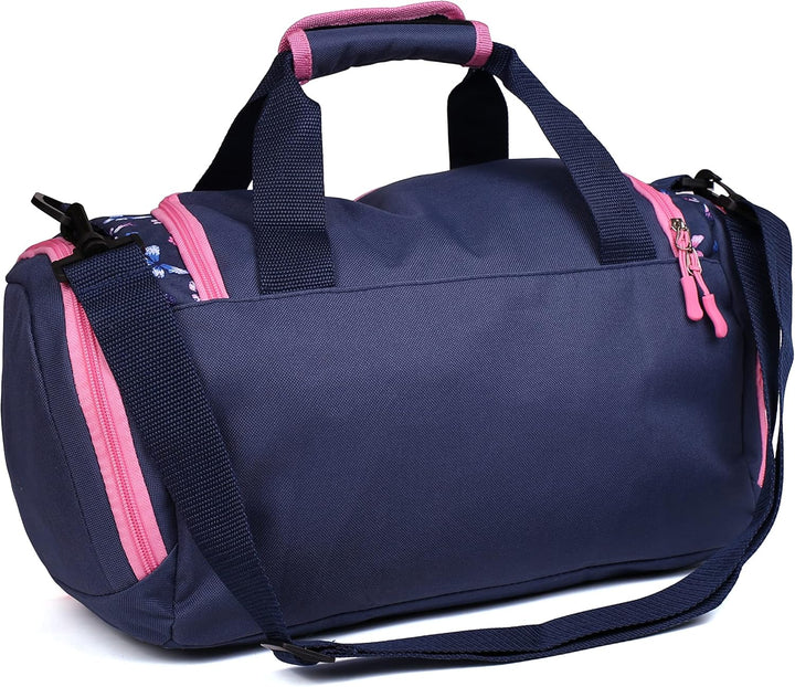 Sporttasche mit süssem Hirsch Motiv für Jungen und Mädchen Blau/Rosa, Blau/Rosa