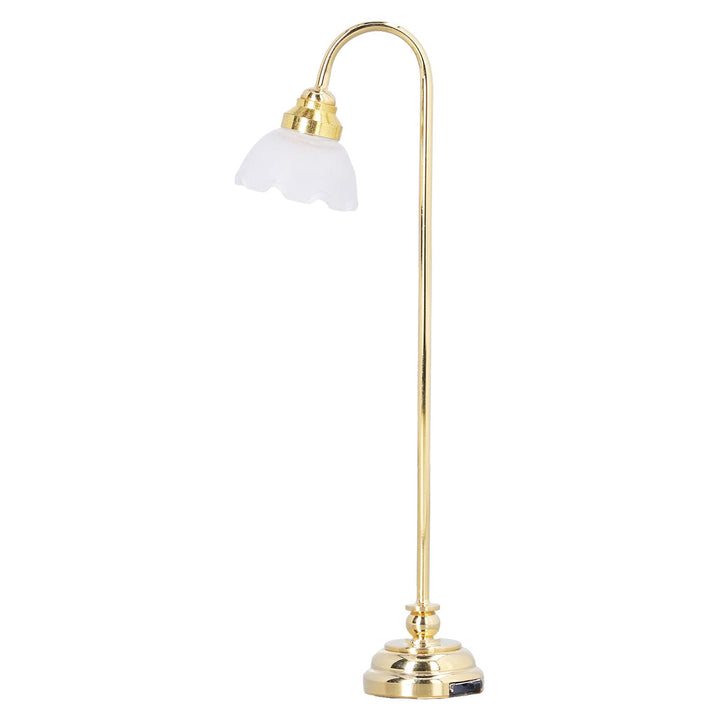 Dioche Puppenhauslampe Miniatur-Puppenhaus-Stehlampe – Stehleuchte Im Vintage-Stil Im Massstab 1:12