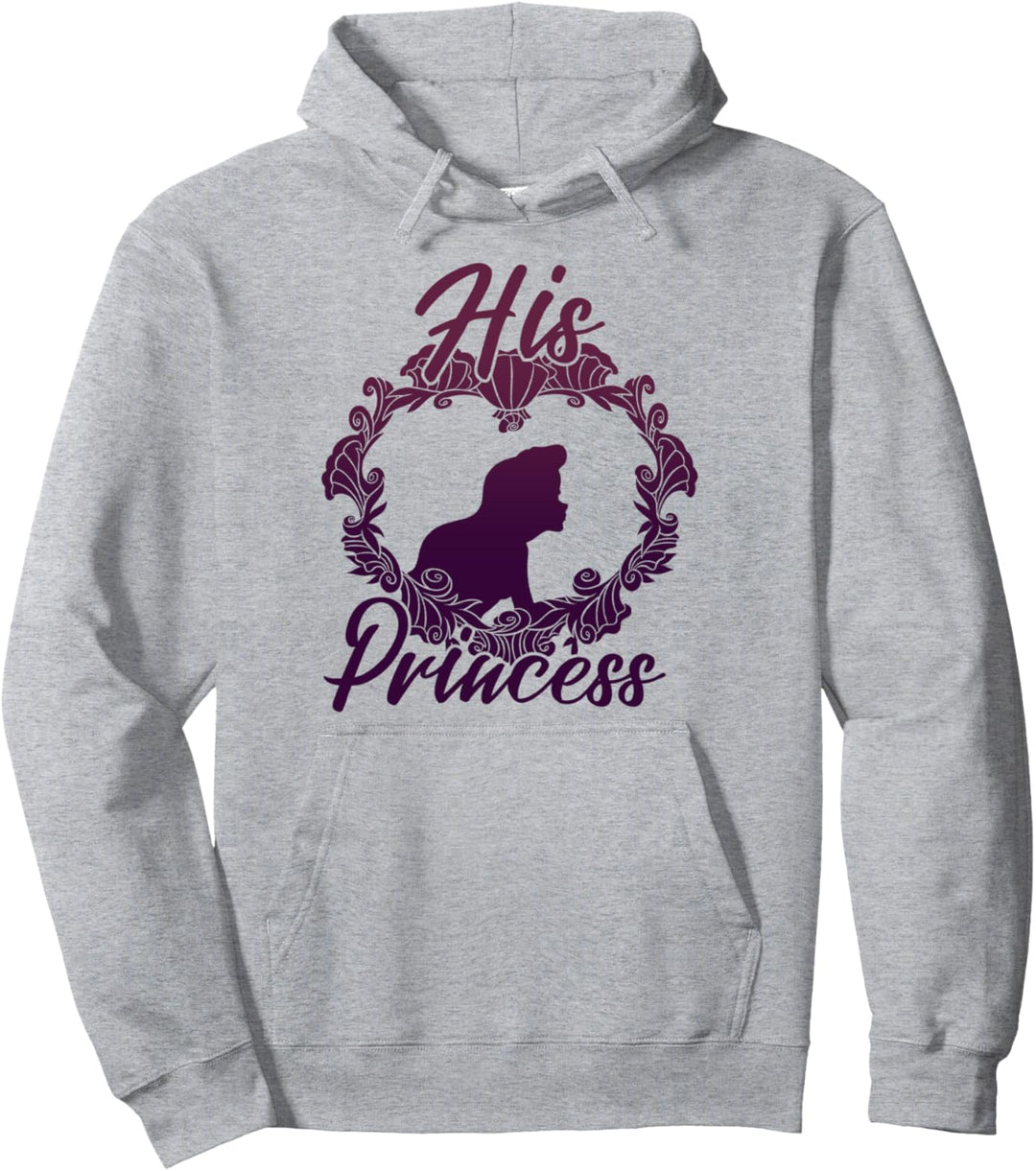 Disney The Little Mermaid Ariel His Princess Silhouette Pullover Hoodie