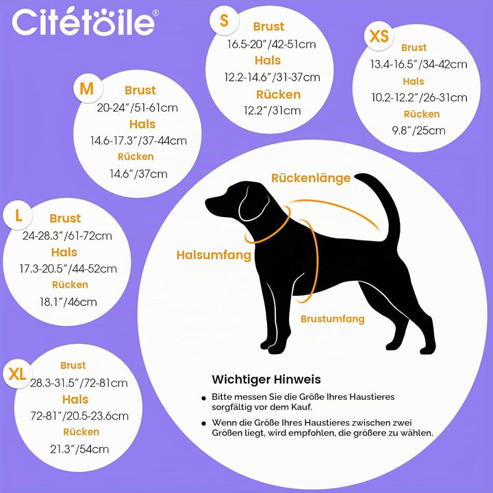 Wintermantel Hundemantel, Warme Winterjacken mit Fleece für Hunde,Hundejacke Hundekleidung Hundepull