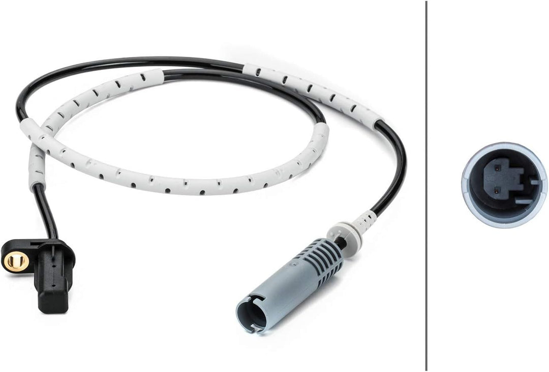 HELLA 6PT 014 495-041 Sensor, Abgastemperatur - 2-polig - geschraubt - Kabel: 212mm