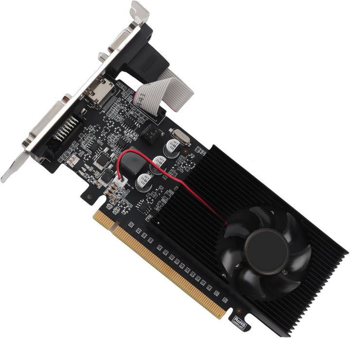 Tonysa Gaming Grafikkarte PCI Express2.0, 1 GB 64 Bit DDR3 Grafikkarte, mit HD Multimedia Schnittste