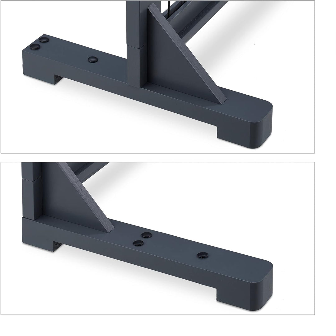 Relaxdays Absperrgitter, ausziehbares Schutzgitter, Treppe & Tür, HxB: 56 x 70-108 cm, freistehend,
