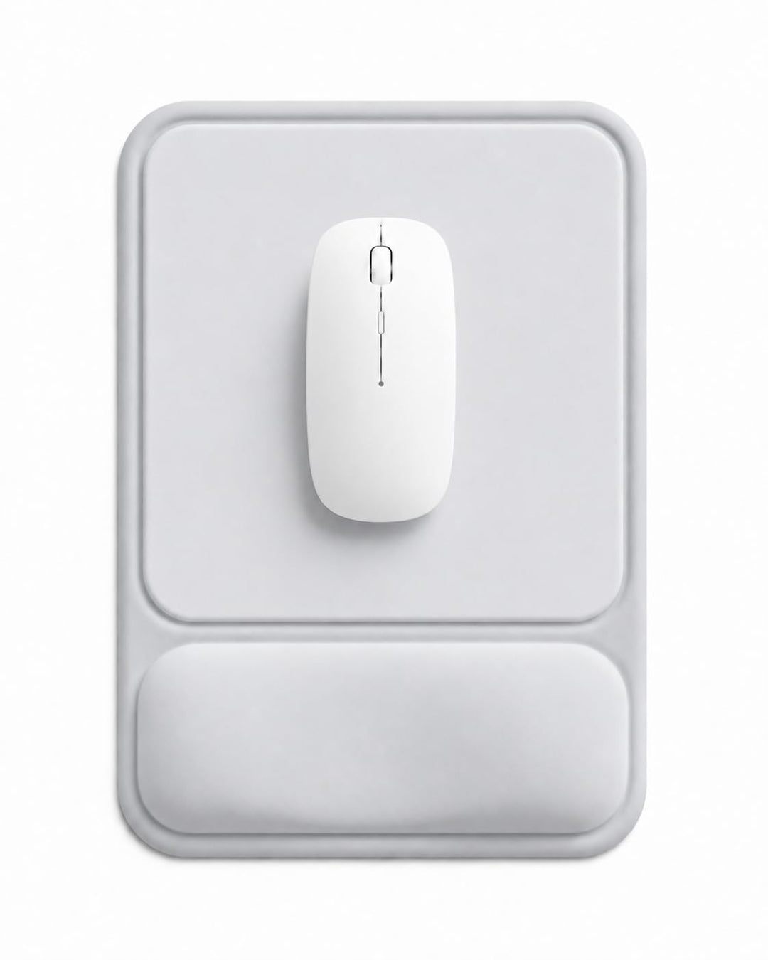 Mauspad mit gelkissen Handgelenkauflage,mousepad ergonomisch Vertieftes Anti-Druck Design, Rutschfes