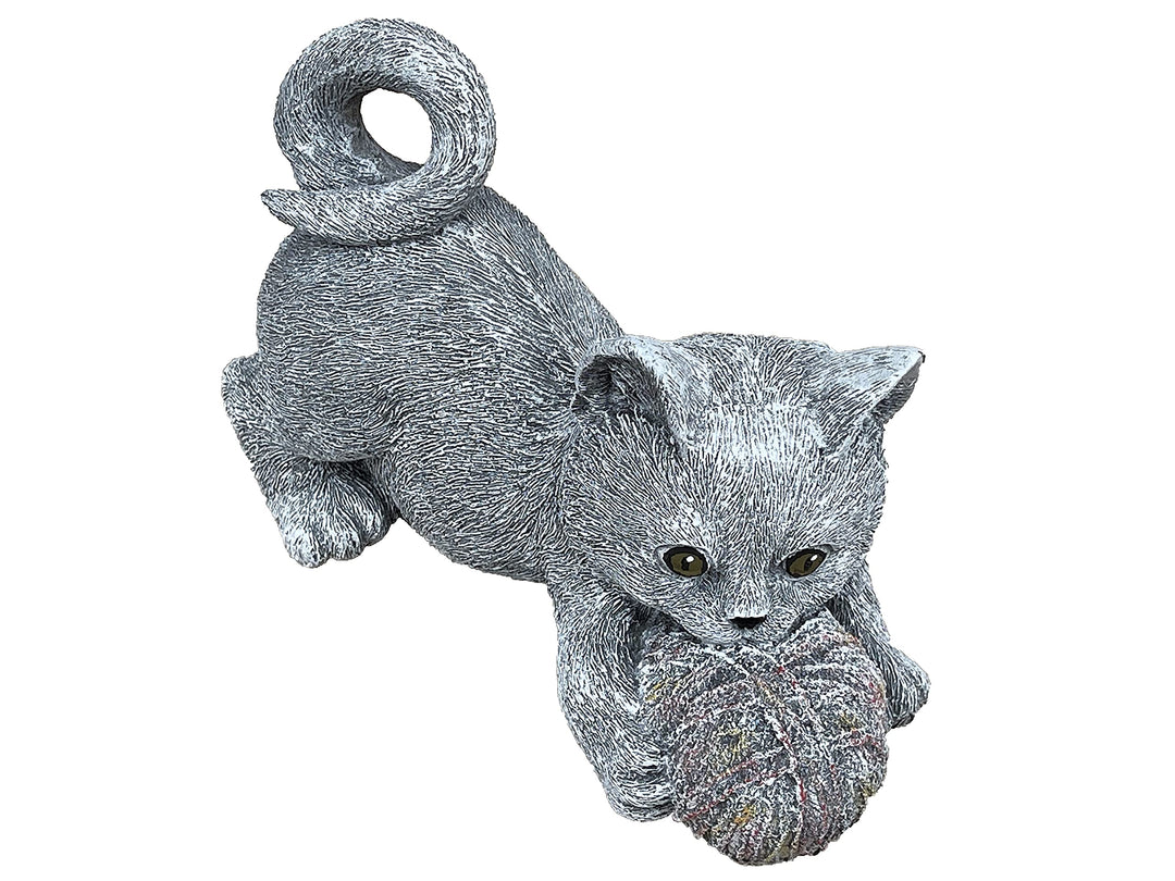 Stone and Style Steinfigur Katze Sabrina Steinguss frostfest wetterfest