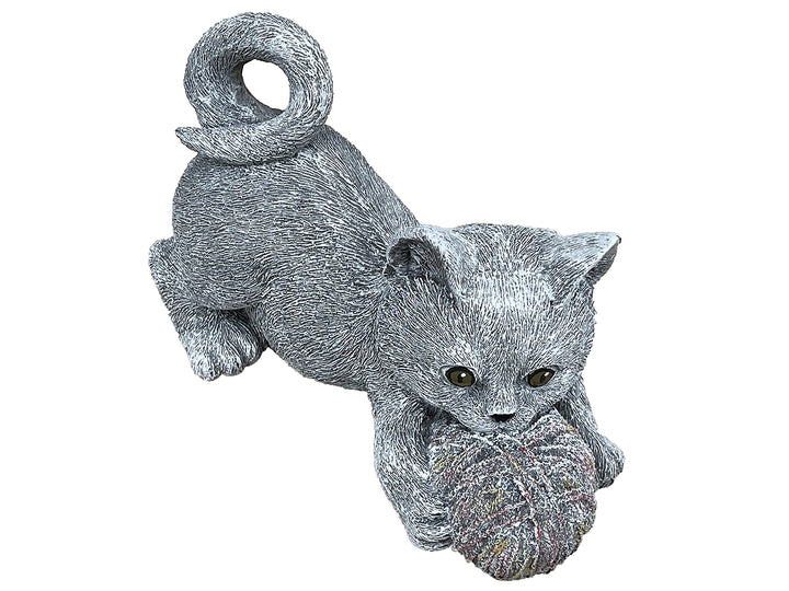 Stone and Style Steinfigur Katze Sabrina Steinguss frostfest wetterfest