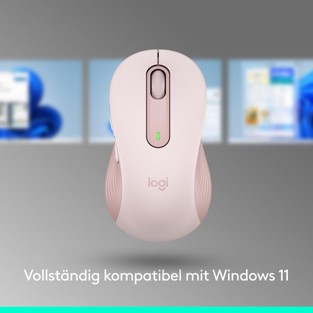 Logitech Signature M650 Kabellose Maus - für kleine bis mittelgrosse Hände, 2-Jahres-Batterie, Leise