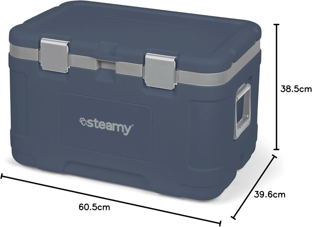 Steamy Cool 50, Kühlbox, 50 Liter, Camping und Picknick, Blau