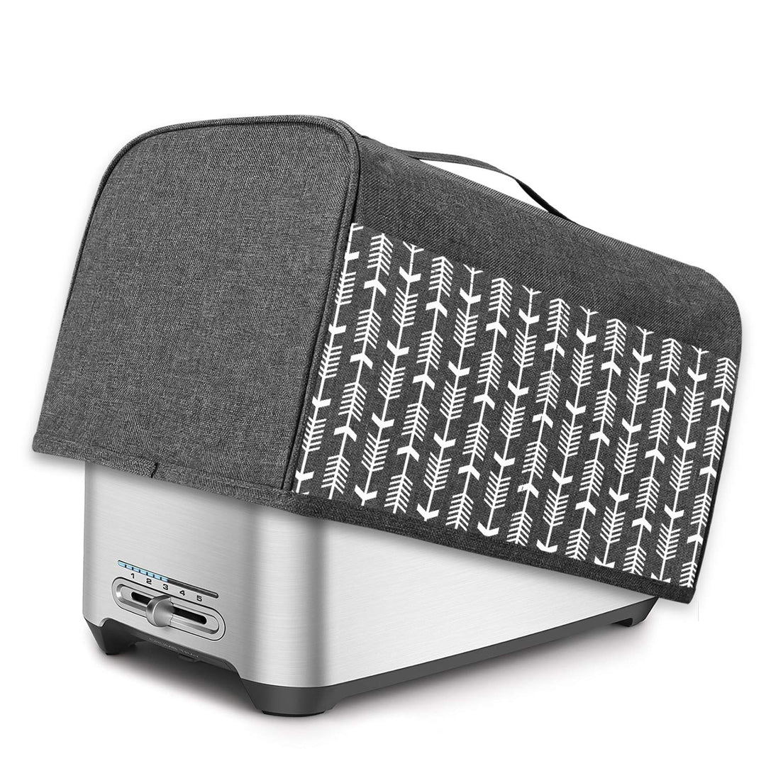 Yarwo 4 Scheiben-Doppelschlitz-Toasterabdeckung, Toaster Zubehör mit Oberem Griff, Nylon Toasterabde