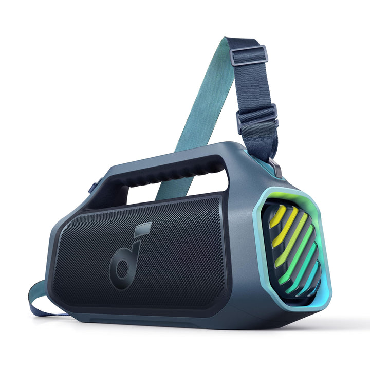 soundcore by Anker Boom 2 Plus, Outdoor Lautsprecher, 140W, 2+2 Stereoklang | BassUp 2.0, 20h, 30W S