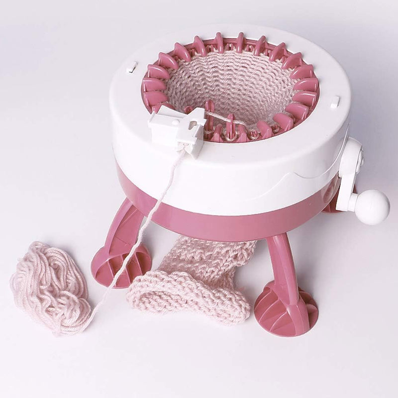 Mutuer Strickmaschine, DIY Kunststoff Handstricken Nähmaschine Kinder Weben Spielzeug Werkzeug Zubeh