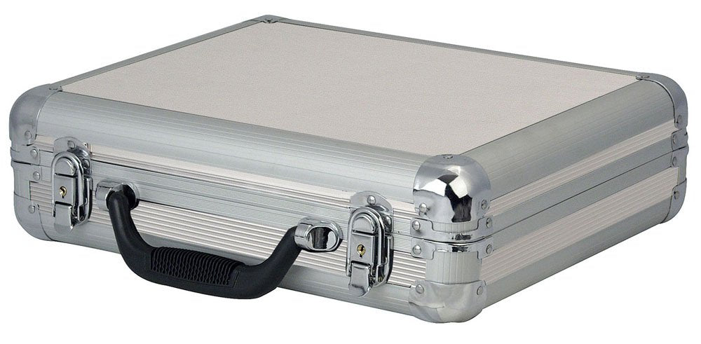 DAP Flightcase Microphone Case für 7 mic´s Silber