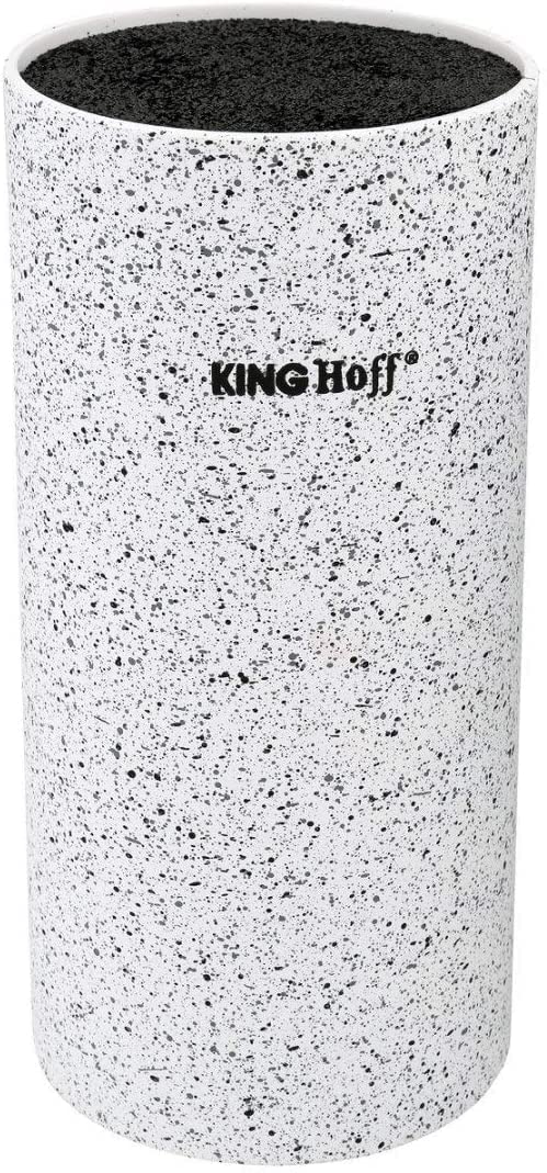 KingHoff Messerblock KH-1092_White Weiss, Weiss