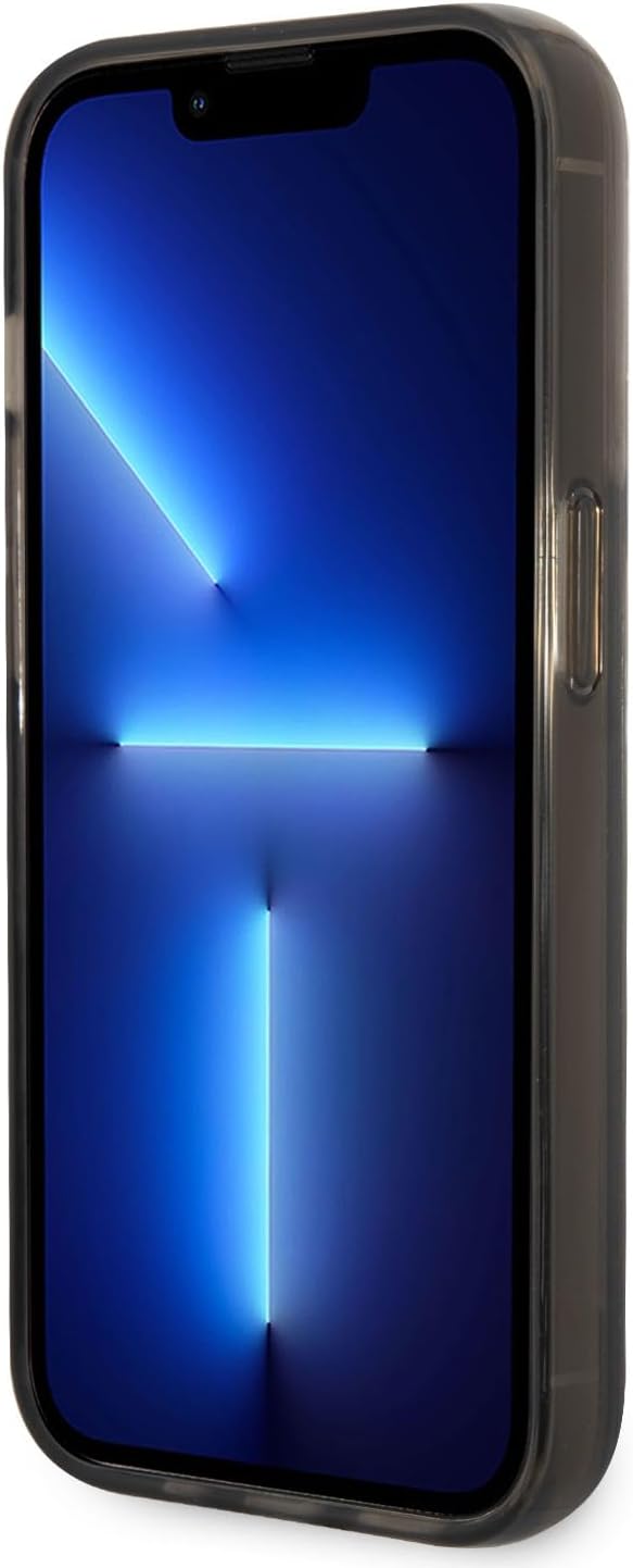 KARL LAGERFELD KLHCP14LLNKHCK Hülle für iPhone 14 Pro 6,1" Schwarz hardcase Glit