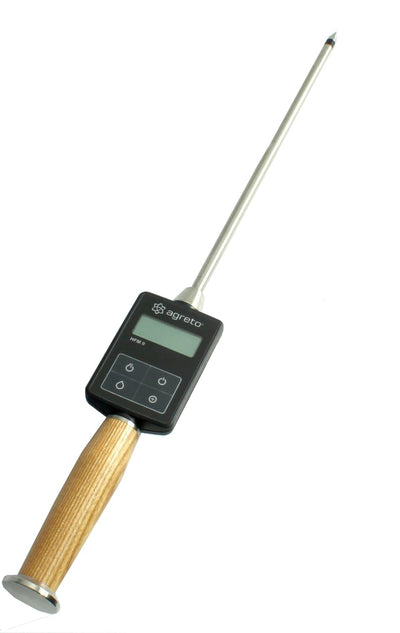 AGRETO HFM II, Sondenlänge 25 cm, Heufeuchtemesser, Strohfeuchtemesser, professionelles Messgerät, F