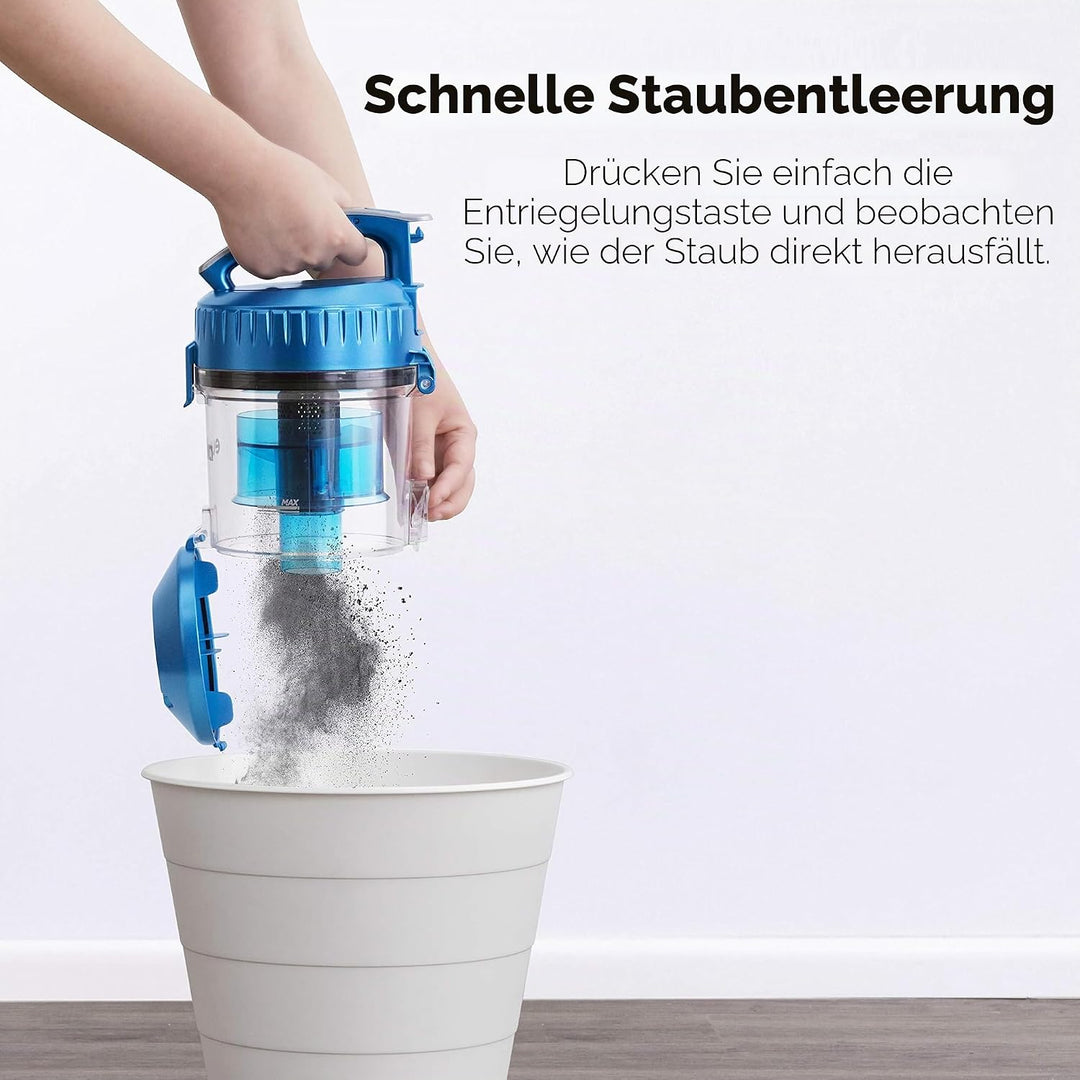 EUREKA Tasche, Leichter Staubsauger für Teppiche und Hartböden, mit Filter, Blau